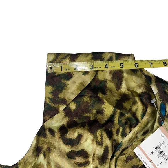 Anne Klein Cowl Neck Animal Print Sheath 100% Polyester Dress Sz 12 NWT - Picture 10 of 11